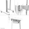 NewStar FL55-875WH1 Neomounts motorised floor stand FL55-875WH1