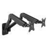 Logilink 17"-32" Dual Monitor Wall Mount Black BP0146