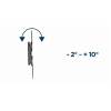 Gembird WM-60ST-01 Full-motion TV wall mount 32”-60” Black WM-60ST-01