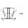 Gembird WM-60ST-01 Full-motion TV wall mount 32”-60” Black WM-60ST-01