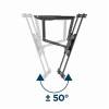 Gembird WM-75ST-01 Full-motion TV wall mount 32”-75” Black WM-75ST-01