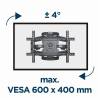 Gembird WM-75ST-01 Full-motion TV wall mount 32”-75” Black WM-75ST-01