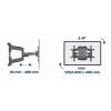 Gembird WM-75ST-02 Full-motion TV wall mount 32”-75” Black WM-75ST-02