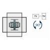 Gembird WM-80STR-01 Rotating full motion TV wall mount 40" - 80" Black WM-80STR-01