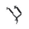 Multibrackets M Deskmount Gas Spring Dual 15"-30" Black 7350073733286