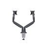 Multibrackets M Deskmount Gas Spring Dual 15"-30" Black 7350073733286