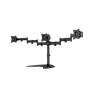 Multibrackets M Deskstand Basic Triple 15"-27" Black 7350073733392