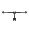 Multibrackets M VESA Desktopmount Triple Desk Clamp 15"-24" Black 7350105210372