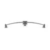Multibrackets M VESA Desktopmount Triple Desk Clamp 15"-24" Black 7350105210372