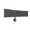 Multibrackets M VESA Desktopmount Triple Desk Clamp 15"-24" Black 7350105210372