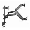 Gembird MA-DA3-01 Desk mounted adjustable mounting arm for 3 monitors full-motion 17"-27" Black MA-DA3-01