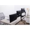 Gembird MA-DA3-01 Desk mounted adjustable mounting arm for 3 monitors full-motion 17"-27" Black MA-DA3-01