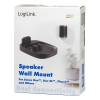 Logilink Speaker wall mount for SONOS and universal speakers Black BP0139