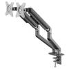 Gembird MA-DA2-05 Desk mounted adjustable double monitor arm 17"-32" Space Grey MA-DA2-05