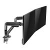 Gembird MA-DA2-05 Desk mounted adjustable double monitor arm 17"-32" Space Grey MA-DA2-05