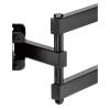 Manhattan Full-Motion TV Wall Mount with Post-Leveling Adjustment 37"-70" Black 462426