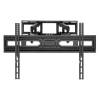 Manhattan Full-Motion TV Wall Mount with Post-Leveling Adjustment 37"-80" Black 462440
