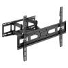 Manhattan Full-Motion TV Wall Mount with Post-Leveling Adjustment 37"-80" Black 462440