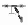 Gembird MA-WA2-02 Adjustable wall 2-display mounting arm, 17&rdquo;-32&rdquo; Black MA-WA2-02