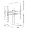 EQuip 32"-55" Universal TV Stands Black 650611