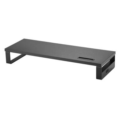 EQuip Desktop Monitor Stand with USB Black 650881 EQuip Desktop Monitor Stand with USB Black 650881