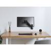 EQuip 17"-32" Single Monitor Wall-Mounted Bracket Black 650136