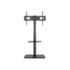 EQuip 37"-75" TV Floor Stand Black 650613