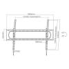 EQuip 60"-120" Heavy-Duty Tilt TV Mount Bracket Black 650339