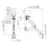 Vogel's MOMO 4138 Monitor Arm Motion Plus White 7141381