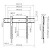 Vogel's PFW 6800 Display Wall Mount fixed Black 7368000