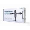 Gembird MS-D2-01 Double monitor desk stand height adjustable MS-D2-01