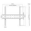SBOX PLB-2544F-2 Wall Mount 32"-70" Black PLB-2544F-2
