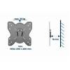 Gembird WM-42F-03 TV Wall Mount 23"-42" Black WM-42F-03