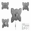 Gembird WM-42F-03 TV Wall Mount 23"-42" Black WM-42F-03