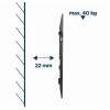 Gembird WM-70F-02 TV Wall Mount 37"-70" Black WM-70F-02