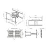 Multibrackets M Universal Flexarm Pro 60 kg Heavy Duty 55"-85" Black 7350073735471