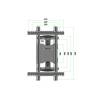 Multibrackets M VESA Flexarm Full Motion Single Portrait 400x600 32"-55" Black 7350105212307