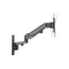 Digitus Universal Monitor Wall Mount with Gas Spring and Swivel Arm 17"-43" Black DA-90428