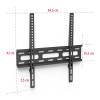 Hama FiTV Fali tartó 32"-75" Black 00220807