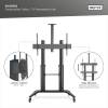 Digitus TV Cart 70-120" 140kg Black DA-90452