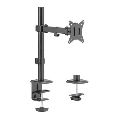 EQuip Articulating Monitor Desk Mount Bracket 17"-32" Black 650156 EQuip Articulating Monitor Desk Mount Bracket 17"-32" Black 650156