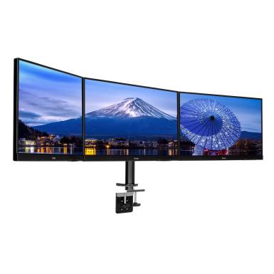 iiyama DS1003C-B1 Simple And Functional Triple Desktop Arm 10"-27" Black DS1003C-B1 iiyama DS1003C-B1 Simple And Functional Triple Desktop Arm 10"-27" Black DS1003C-B1