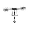 EQuip 17"-32" Dual Monitor Desk Mount Bracket Black 650161