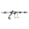 EQuip 17"-27" Triple Monitor Desk Mount Bracket Black 650162