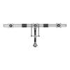 EQuip 17"-27" Triple Monitor Desk Mount Bracket Black 650162