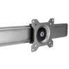 EQuip 17"-27" Triple Monitor Desk Mount Bracket Black 650162