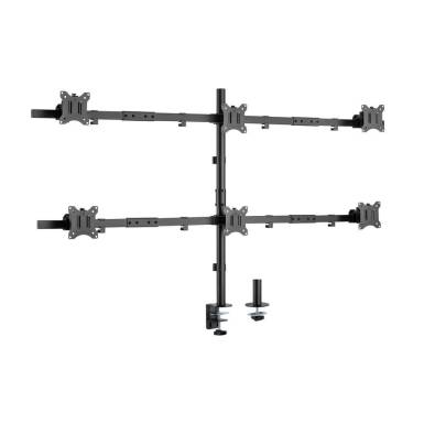 EQuip 17"-32" Articulating 6 Monitor Desk Mount Bracket Black 650160 EQuip 17"-32" Articulating 6 Monitor Desk Mount Bracket Black 650160