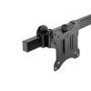 EQuip 17"-32" Articulating 6 Monitor Desk Mount Bracket Black 650160