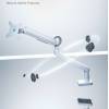 EQuip 17"-35" Premium Monitor Desk Mount Bracket White 650185