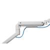 EQuip 17"-49" Heavy-Duty Monitor Desk Mount Bracket White 650181